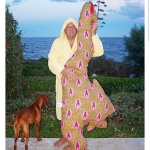 Jean Pigozzi Snake Pillow